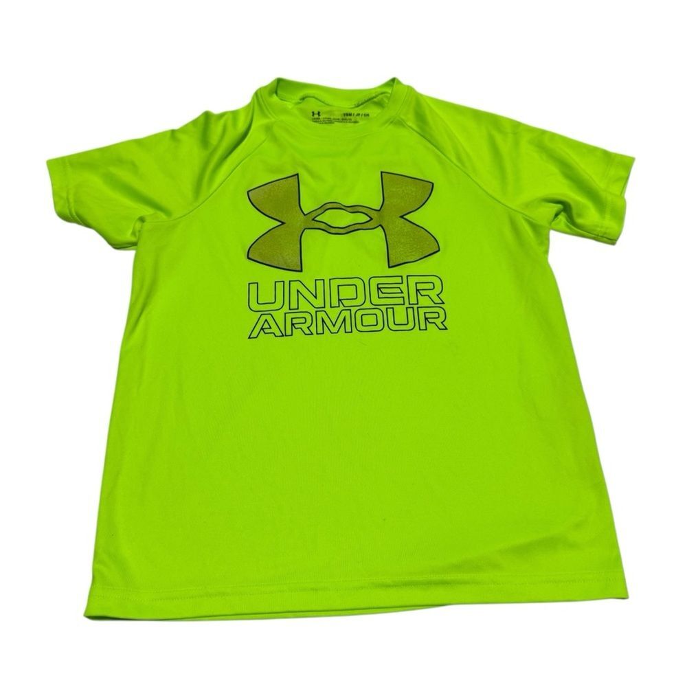 Under Armour Neon Yellow Short Sleeve Athletic T-Shirt